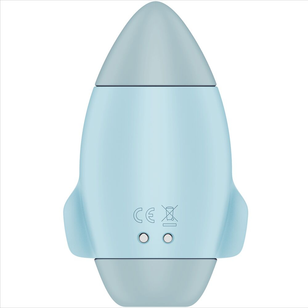 Vibrator Stimulator Clitoris Satisfyer Mission Control Blue Small Double Impulse Vibrator [6]