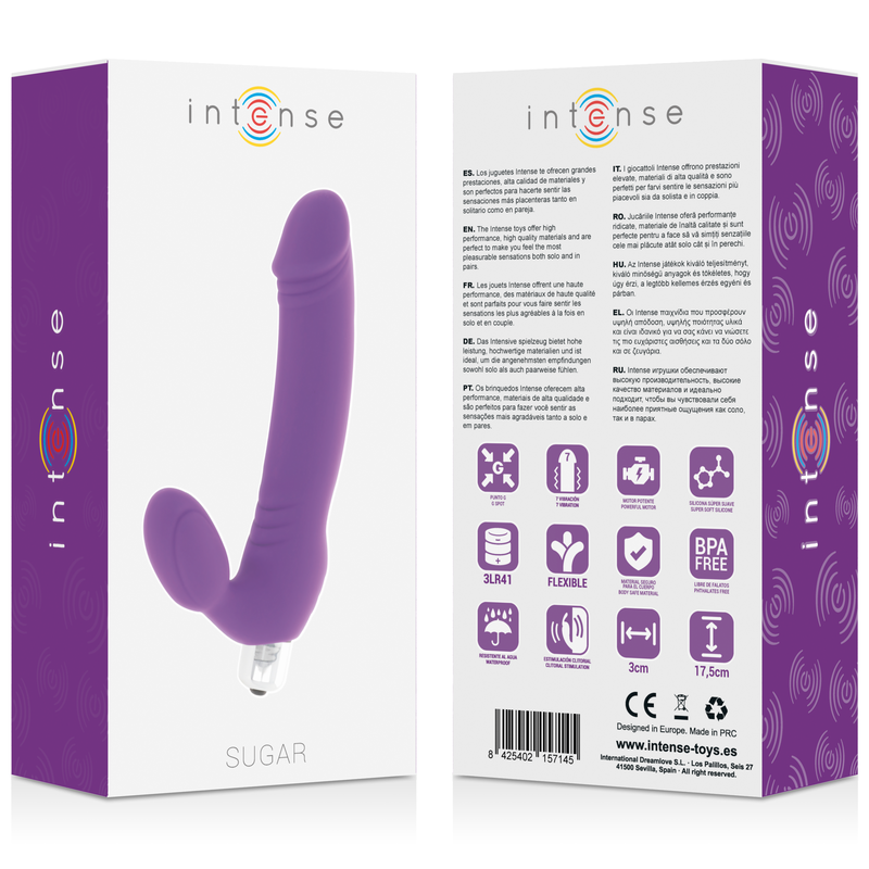 Dildo Vibrator Intense Sugar seven speeds silicone [5]