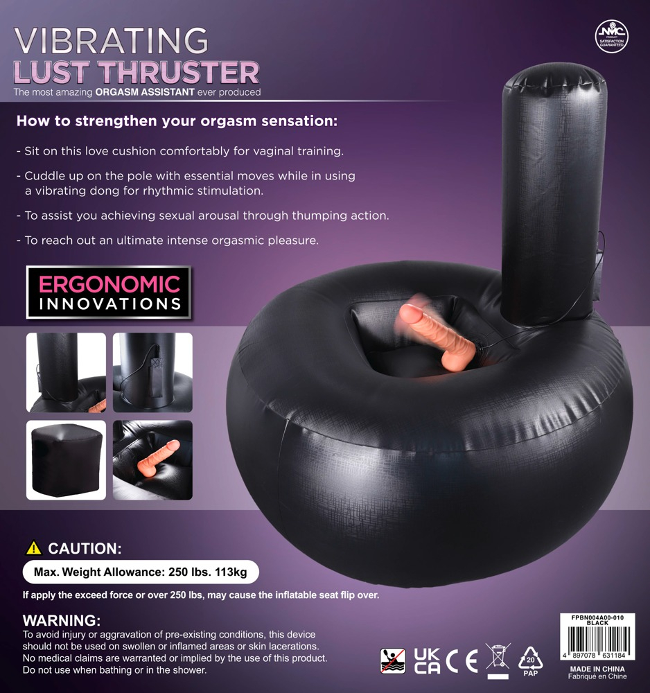 Perna Gonflabila Vibrator NMC Vibrating Lust Thruster [10]