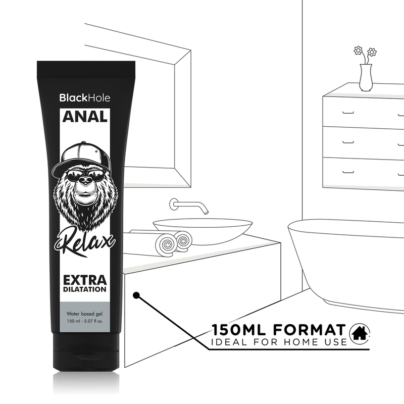 Lubrifiant Anal Black Hole Water Base Gel Anal Dilation 150 ml [4]