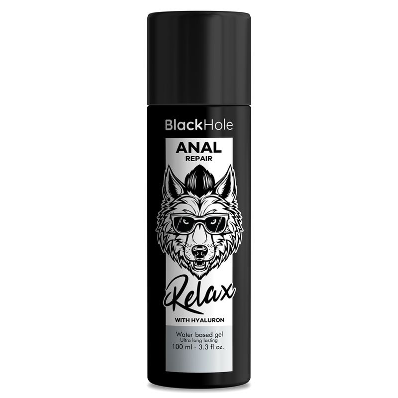Lubrifiant Anal Acid Hialuronic Black Hole Anal Repair Water Based Relax With Hyaluron 100 ml [1]