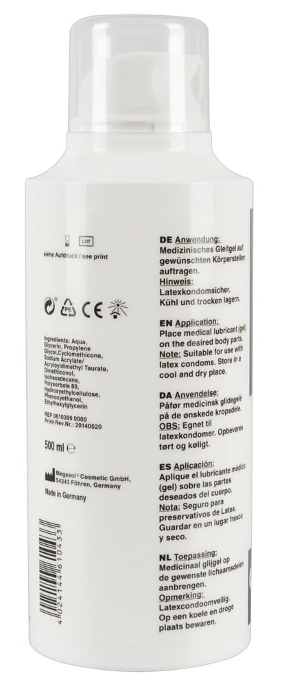 Lubrifiant Gel Vegan Baza Apa Fisting Vaginal Anal 200/500 ml [4]