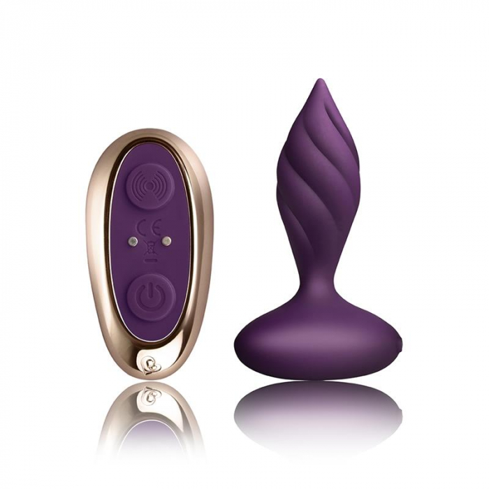 Vibrator Anal Rocks Off Remote Control Butt Plug Petite Sensations Desire Purple [1]