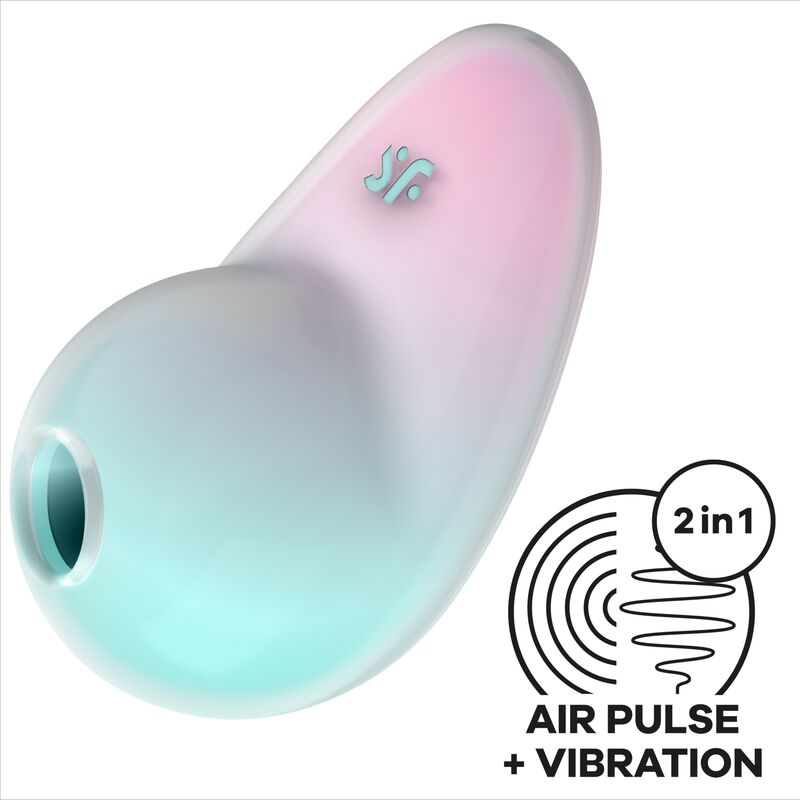 Vibrator Stimulator Clitoris Satisfyer Pixie Dust Blue Air Pluse Stimulator [1]