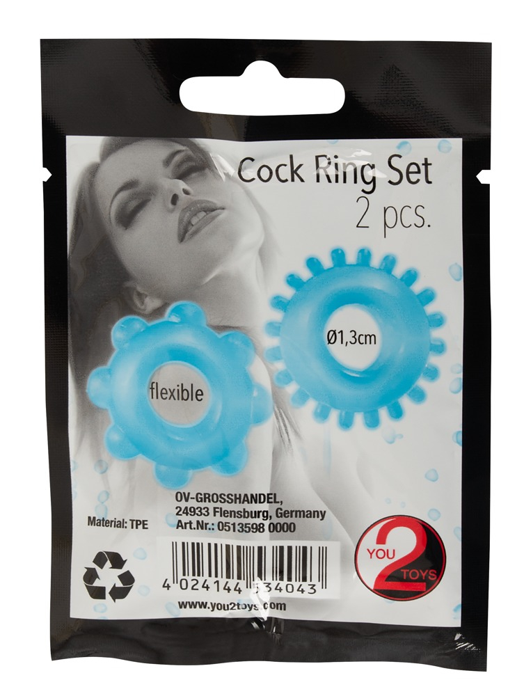 Inel Vibrator Penis Testicule Barbati You2Toys Cock Ring Set [7]