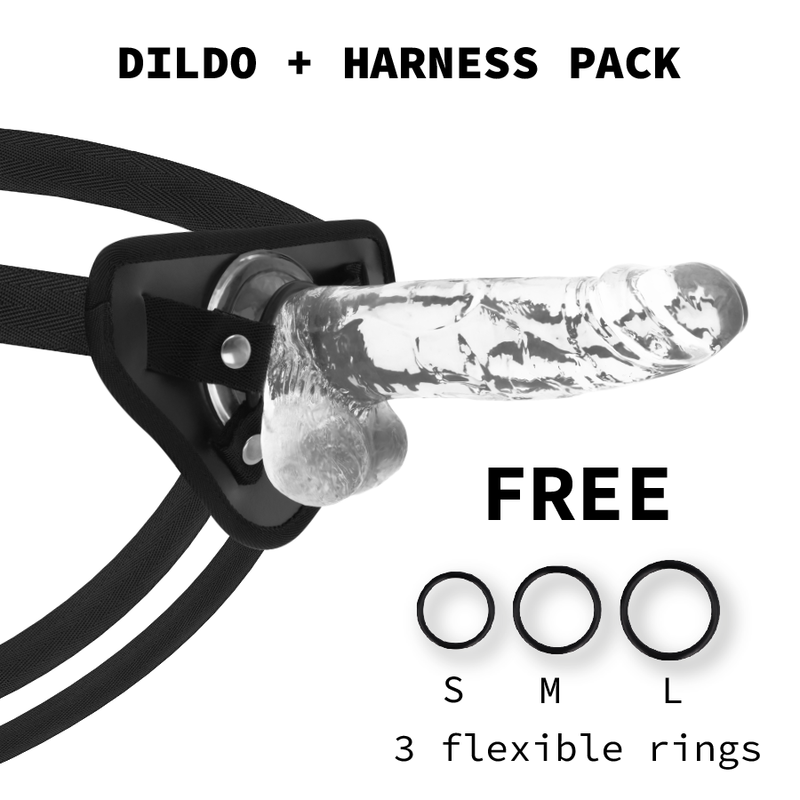 Strap-On X-ray Clear Cock 20 cm [1]