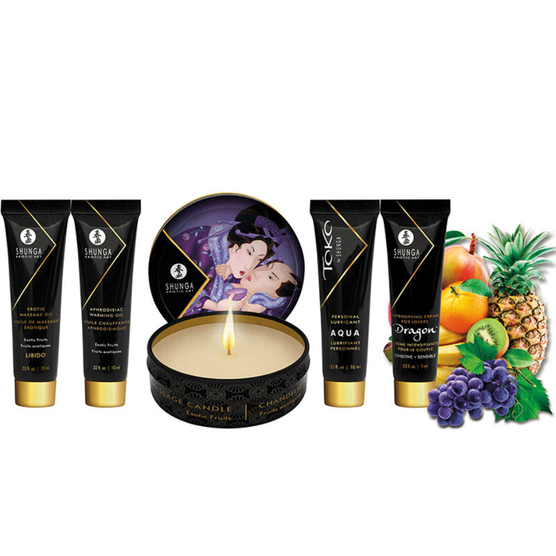 Set Masaj Erotic Shunga Secret Geisha Exotic Fruits [2]