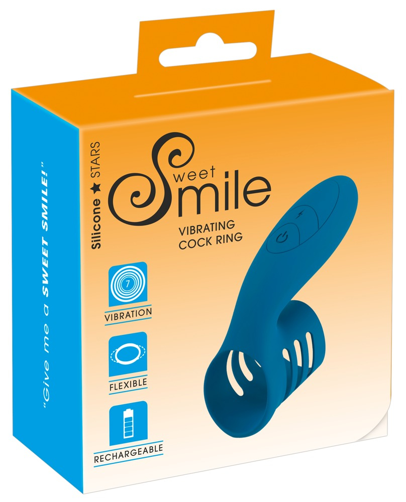 Inel Vibrator Penis Testicule Barbati Sweet Smile [11]
