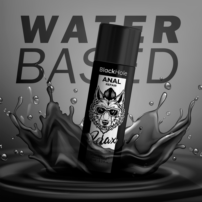Lubrifiant Anal Acid Hialuronic Black Hole Anal Repair Water Based Relax With Hyaluron 100 ml [4]