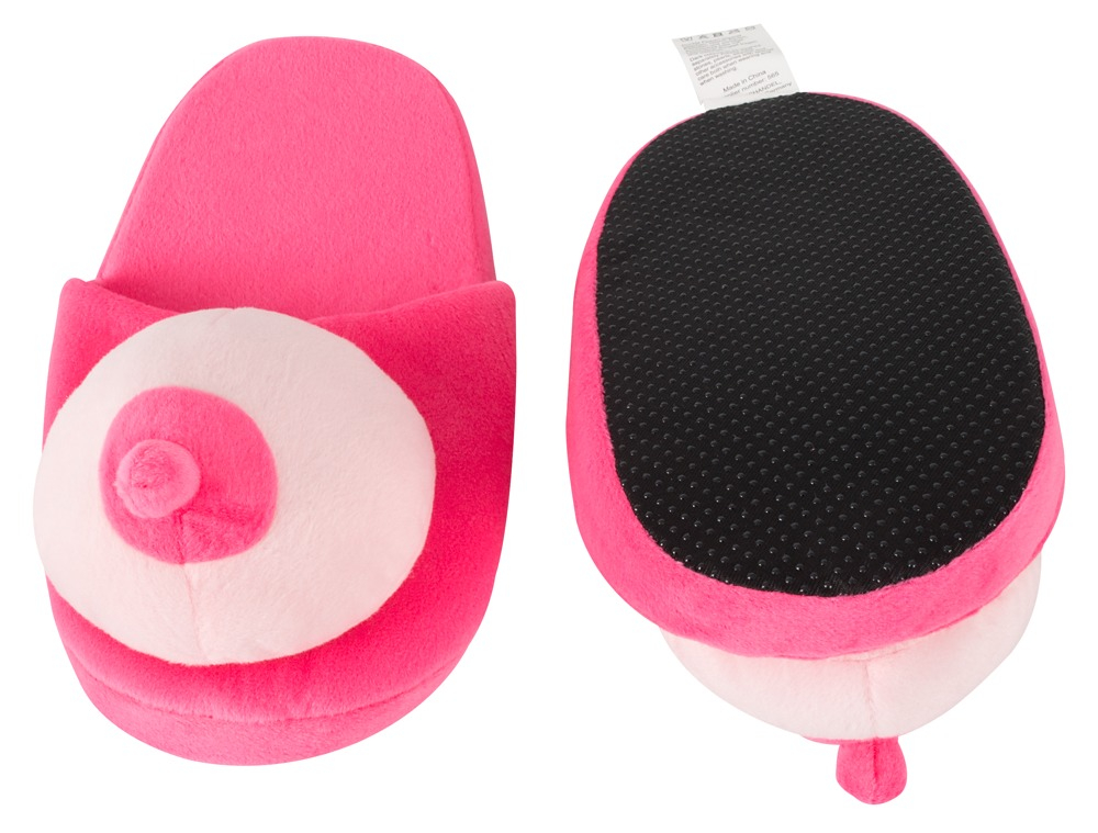 Slapi Saboti Papuci Casa Cadou Sani Plush Slippers Boobs [3]