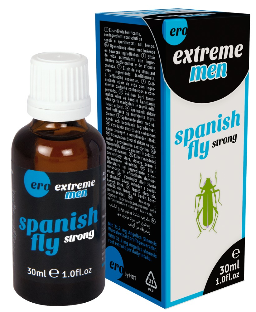 Supliment Afrodisiac Barbati L-arginina Angelica Sinensis HOT Spanish Fly Extreme Men 30 ml [1]