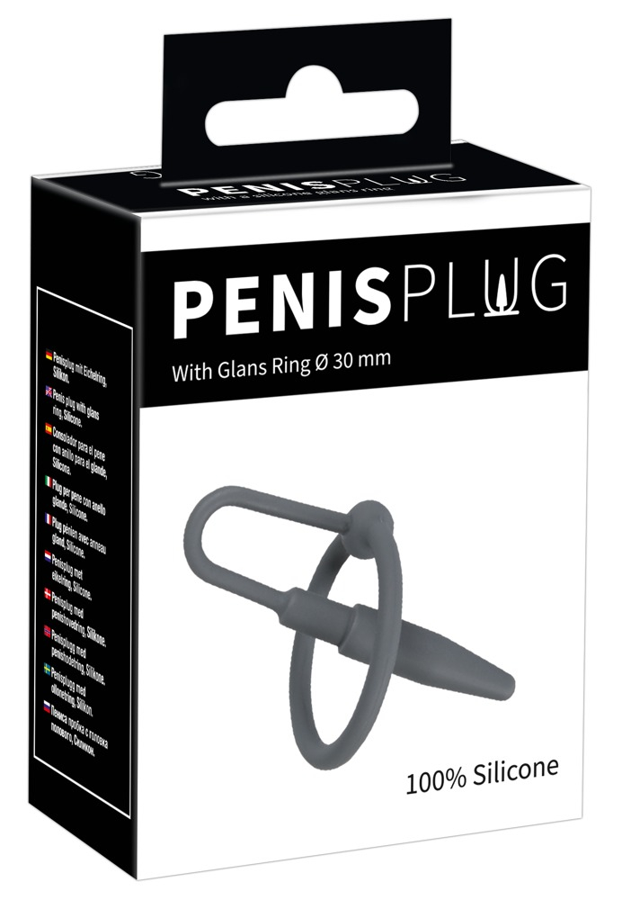 Stimulator Dilatator Uretra Barbati Penis Plug With Glans Ring [6]