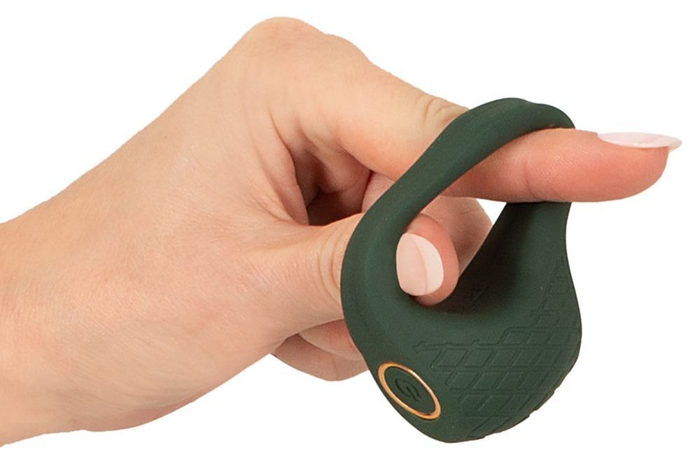 Inel Vibrator Penis Testicule Barbati Emerald Love Luxurious Cock Ring [5]