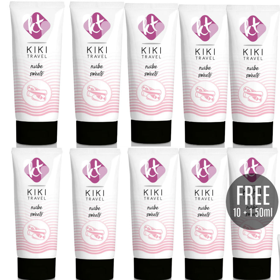 Set Lubrifiant Baza Apa KIKI TRAVEL Sweet nube lubricant 50 ml 10+1 free [1]