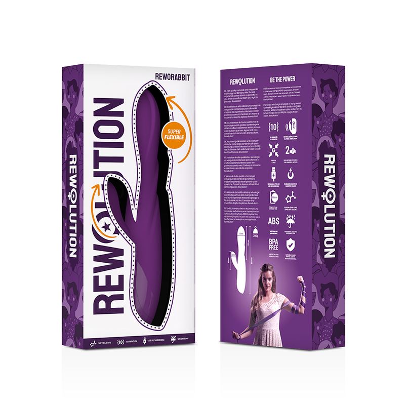 Vibrator Rewolution Reworabbit flexible vibrator with rabbit [2]