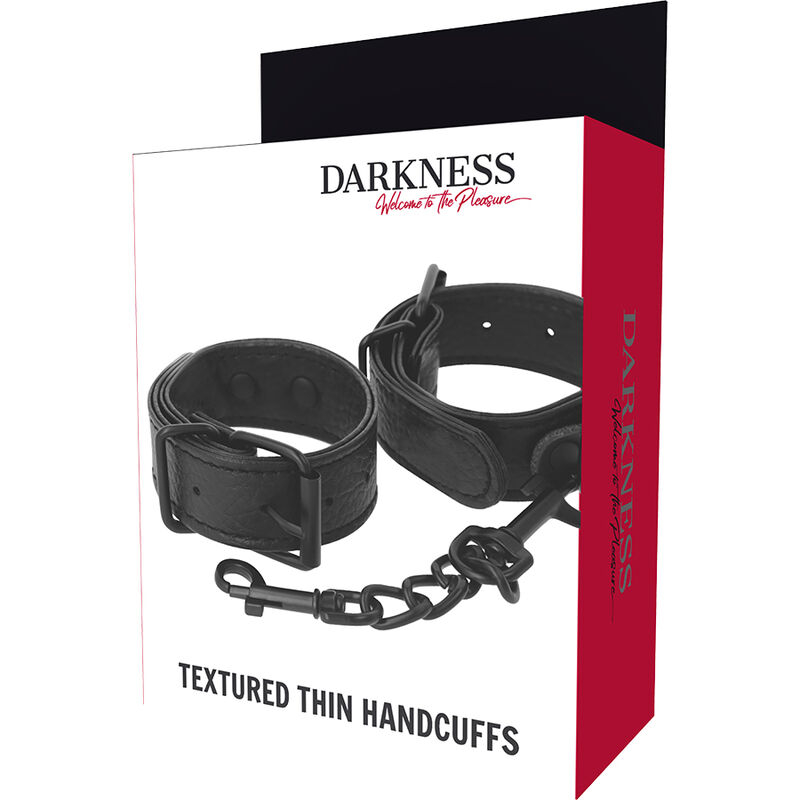Catuse Darkness Wide thin textured handcuffs [4]