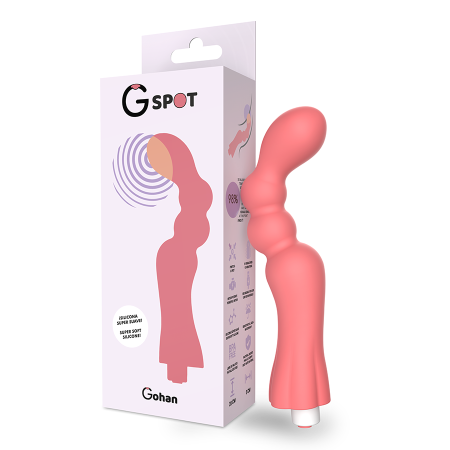 Vibrator G spot Gohah vibrator light red [4]