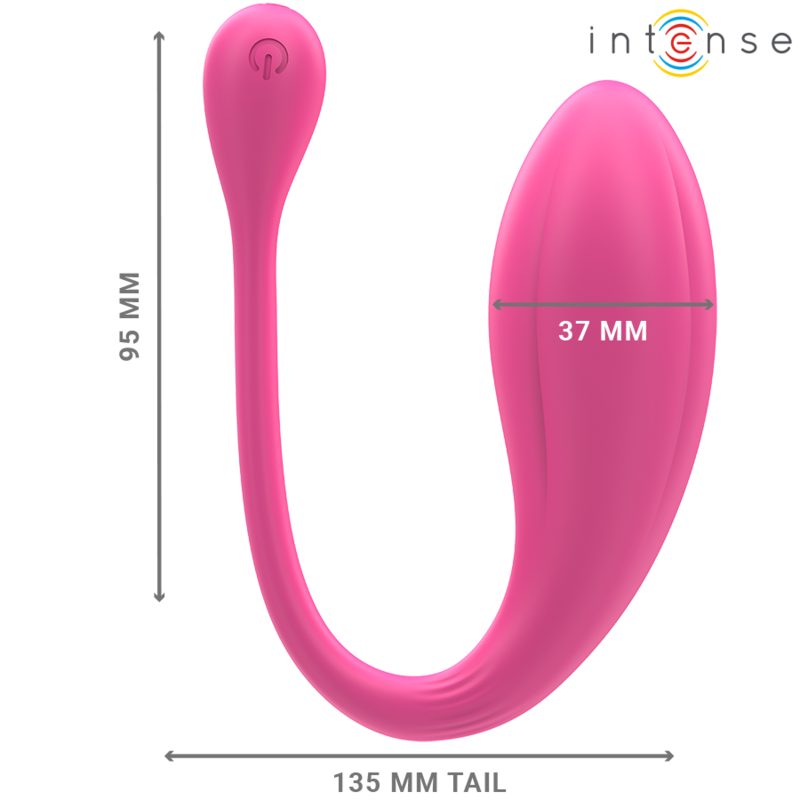 Vibrator Intense Janice u vibrator double stimulation 10 vibrations pink remote control [4]