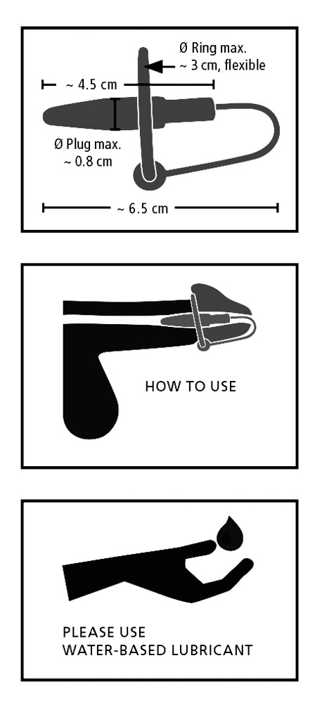 Stimulator Dilatator Uretra Barbati Penis Plug Silicone Glans Ring [7]