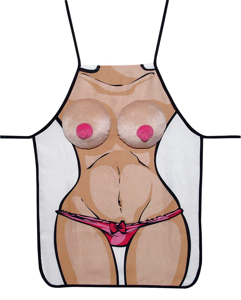 Sort Gratar Halat Sani Boobs Apron [2]