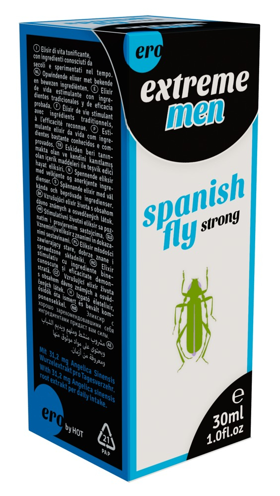 Supliment Afrodisiac Barbati L-arginina Angelica Sinensis HOT Spanish Fly Extreme Men 30 ml [3]