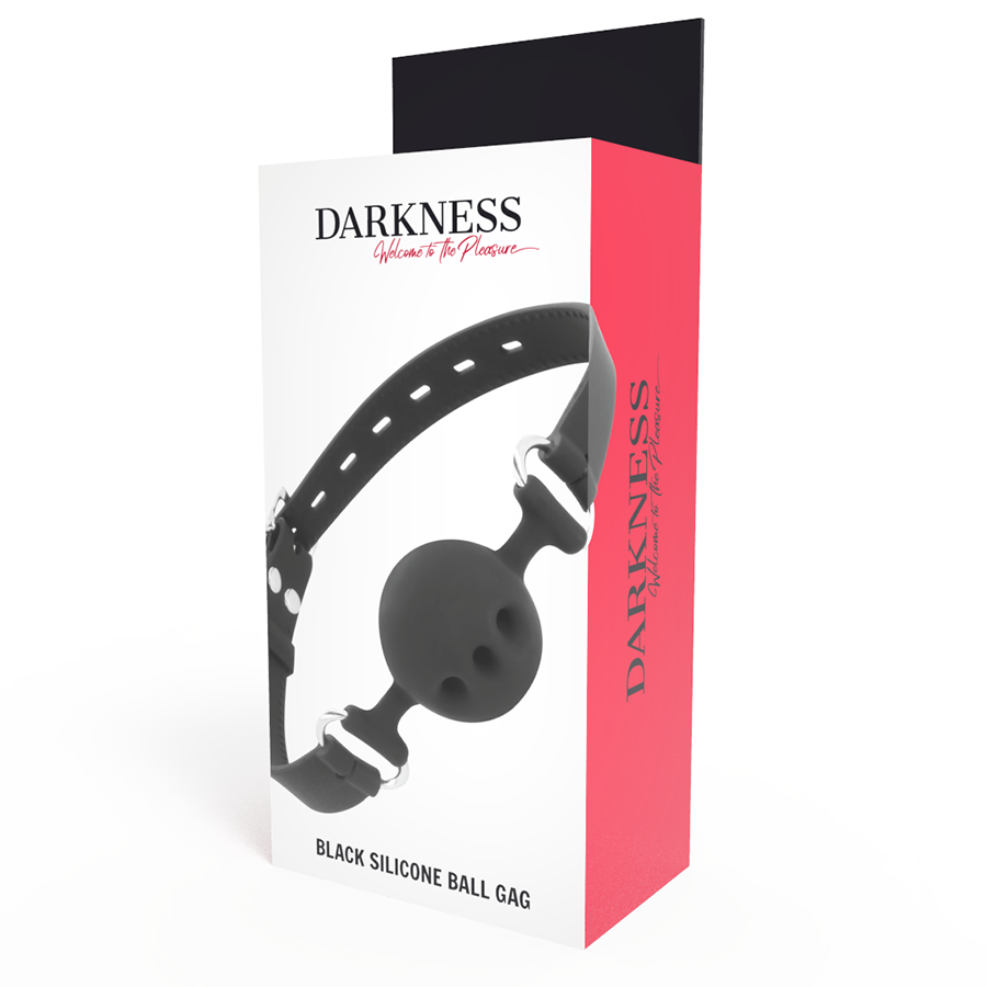 Calus Darkness Black Breathable Silicone Gag [4]