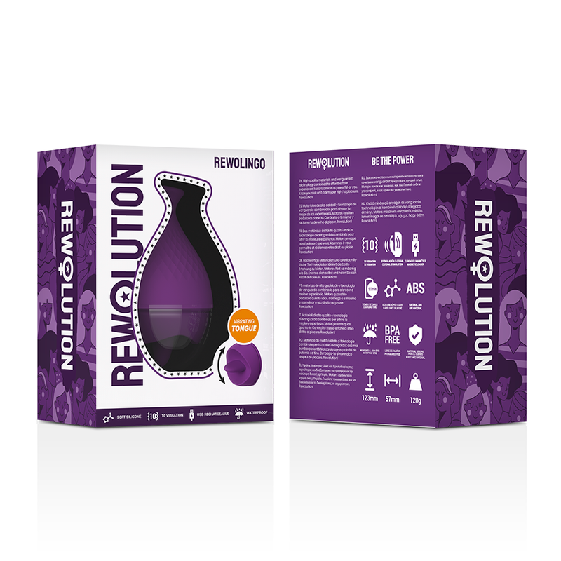 Vibrator Clitoris Rewolution Rewolingo vibrator with tongue [2]