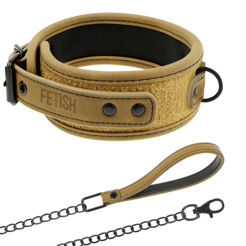 Zgarda Fetish Submissive Origen Neoprene Lined Necklace With Chain [7]