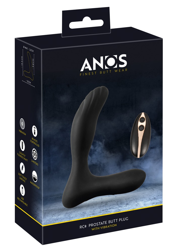 Vibrator Anal ANOS RC Prostate Plug with Vibration [13]