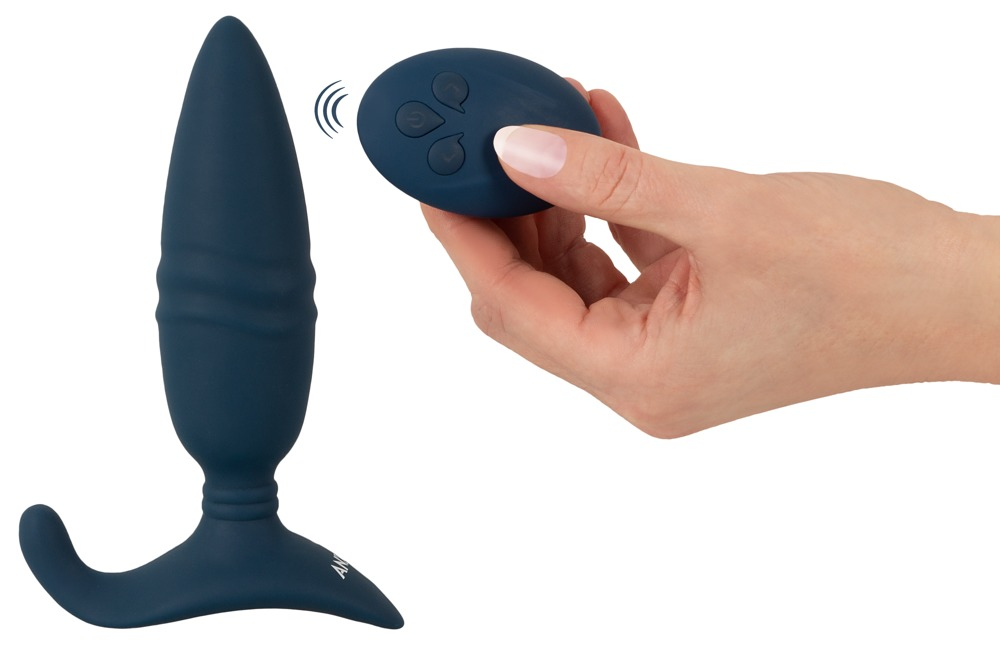 Vibrator Anal ANOS RC Thrusting Butt Plug with Vibration [8]