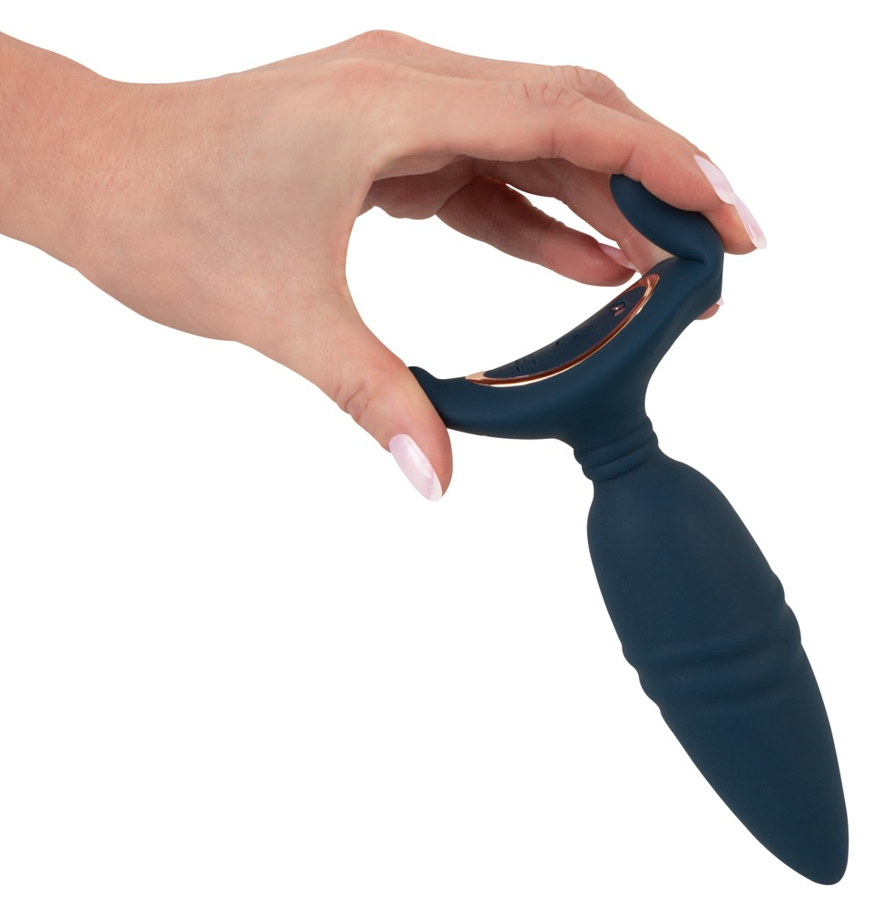 Vibrator Anal ANOS RC Thrusting Butt Plug with Vibration [9]