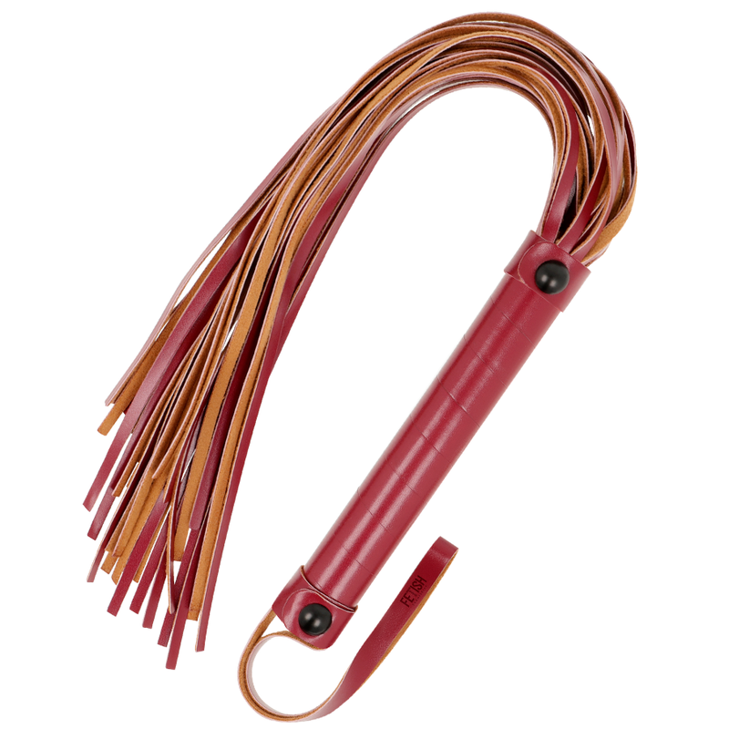 Bici Fetish Submissive Dark Room Vegan Leather Whip [2]