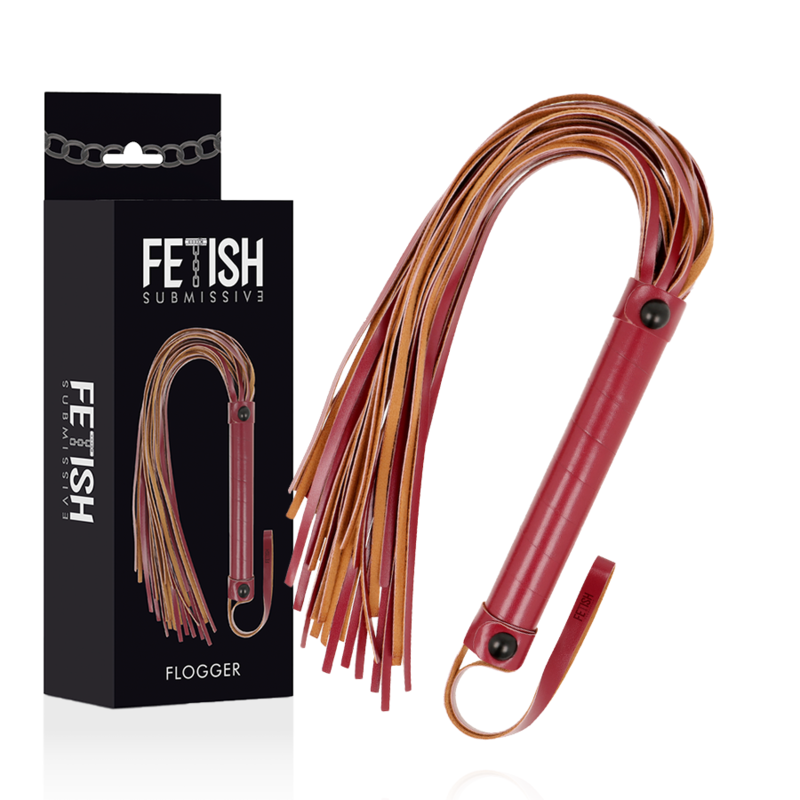 Bici Fetish Submissive Dark Room Vegan Leather Whip [1]