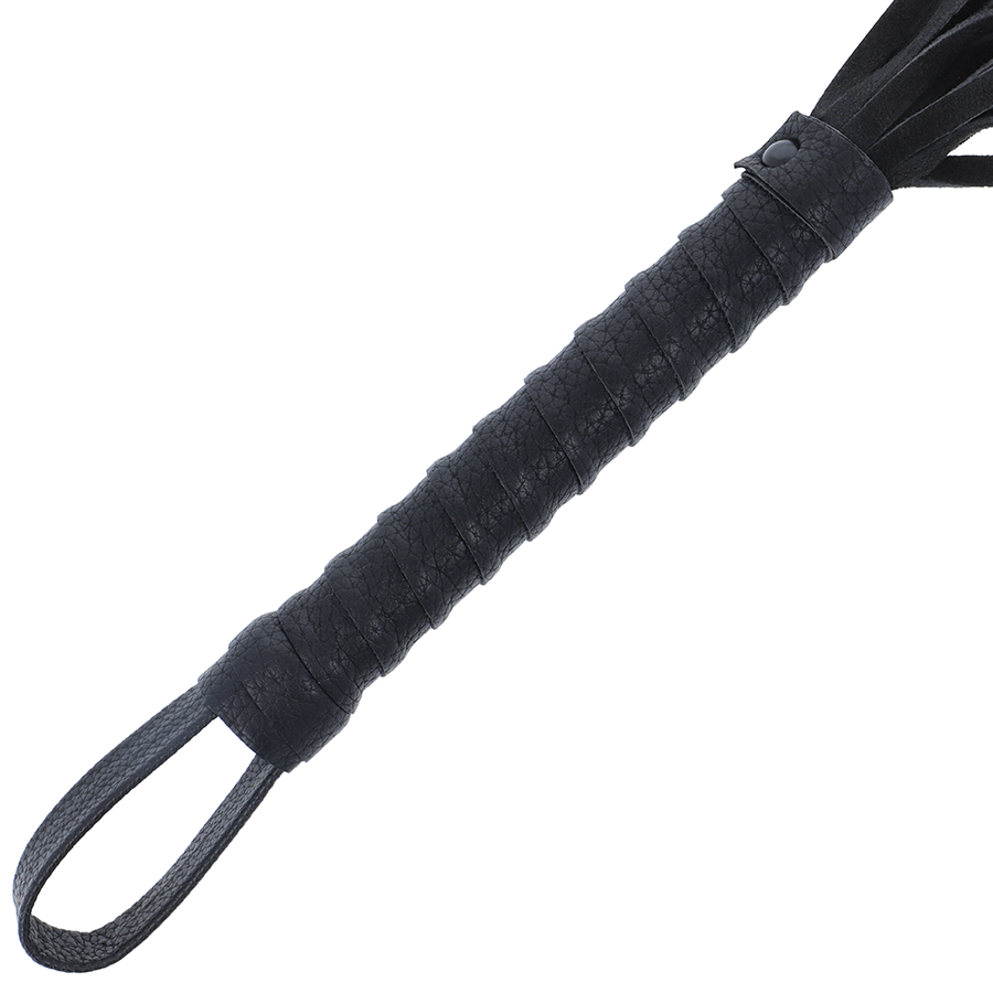 Bici Piele Darkness Black bondage whip with leather handle [2]