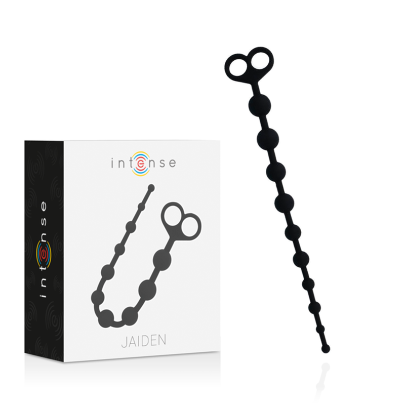 Bile Anale Intense Jaiden anal beads black [5]
