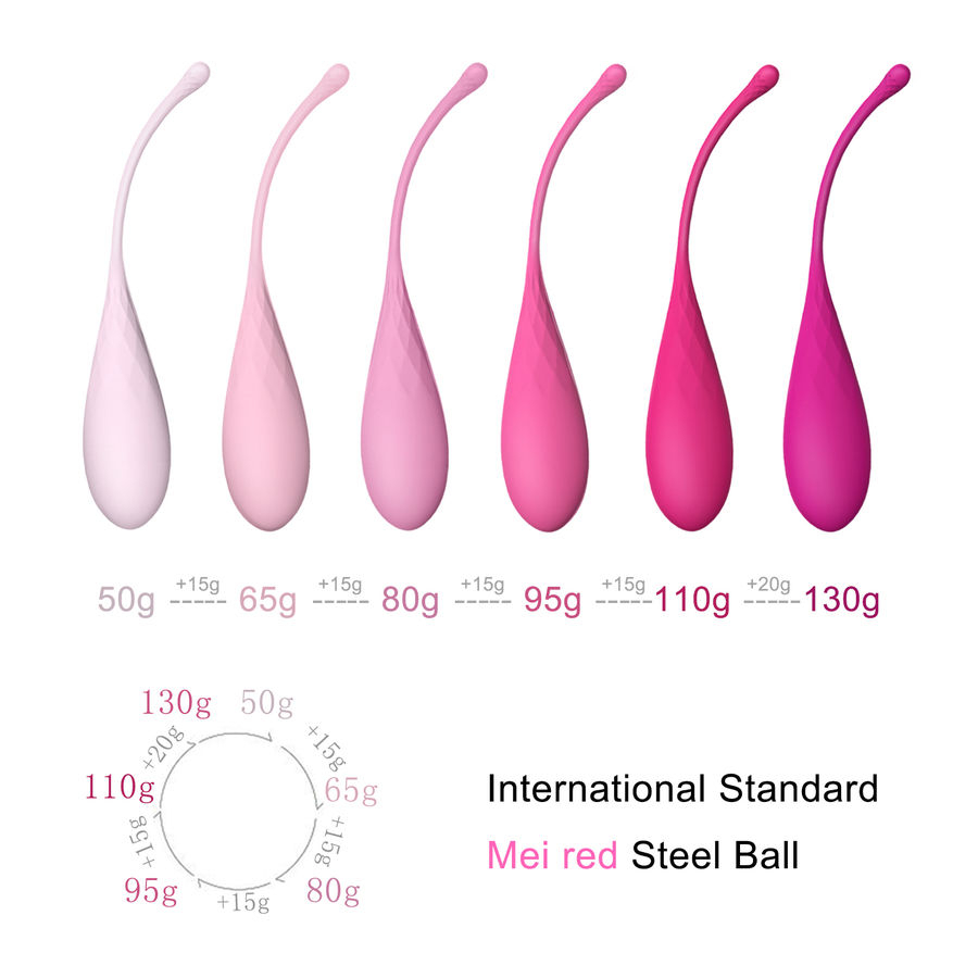 Bile Kegel Leslie Kegel Fit Pelvic Muscle Training Set 6 Weights [4]