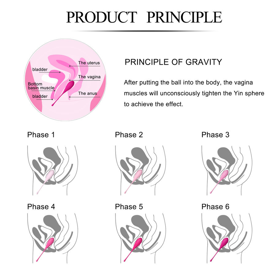 Bile Kegel Leslie Kegel Fit Pelvic Muscle Training Set 6 Weights [17]