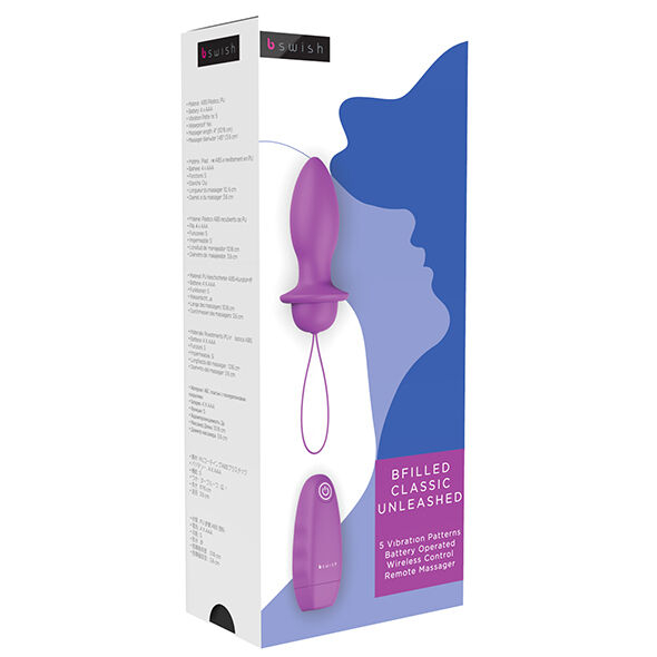 Vibrator Anal B Swish Bfilled Classic Vibrating Plug Orchid [2]