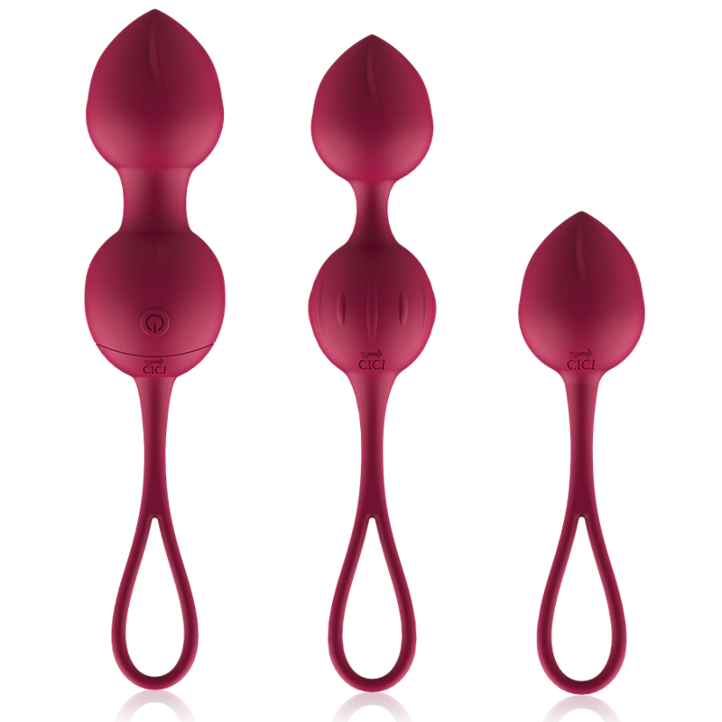 Bile Kegel Cici Beauty Premium Silicone 3 Vibrating Kegel Beads Remote Control [3]