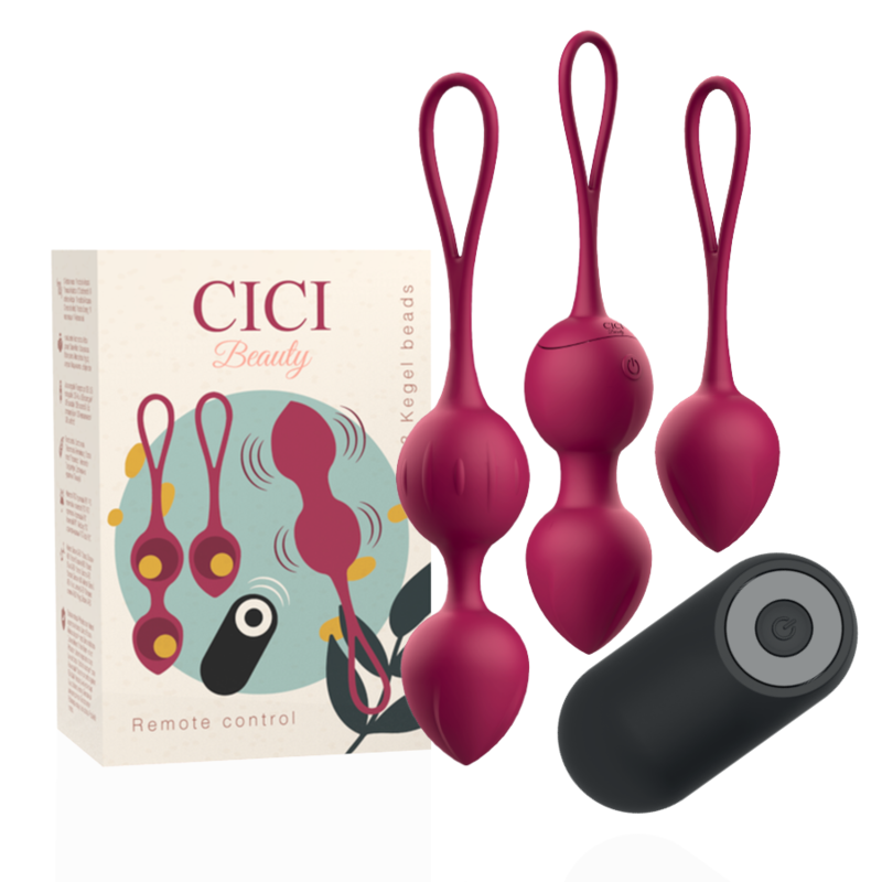 Bile Kegel Cici Beauty Premium Silicone 3 Vibrating Kegel Beads Remote Control [5]