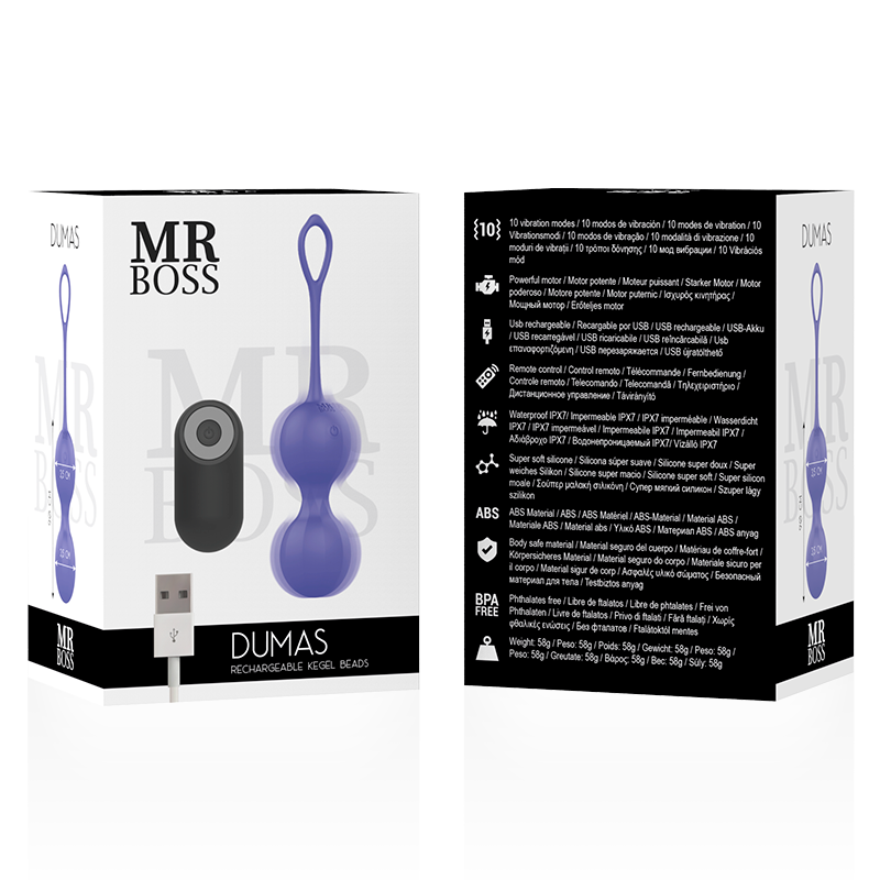 Bile Kegel Mr Boss Dumas Vibrating Kegel Beads Remote Control [7]