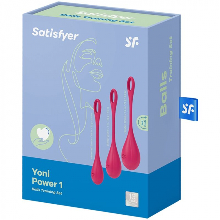 Bile Satisfyer Yoni Power 1 Training Set Rosu [4]