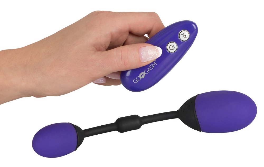 Bile Vaginale Kegel Femei Intarire Muschi Pelvini GoGasm Vibrating Pussy & Ass Balls [2]