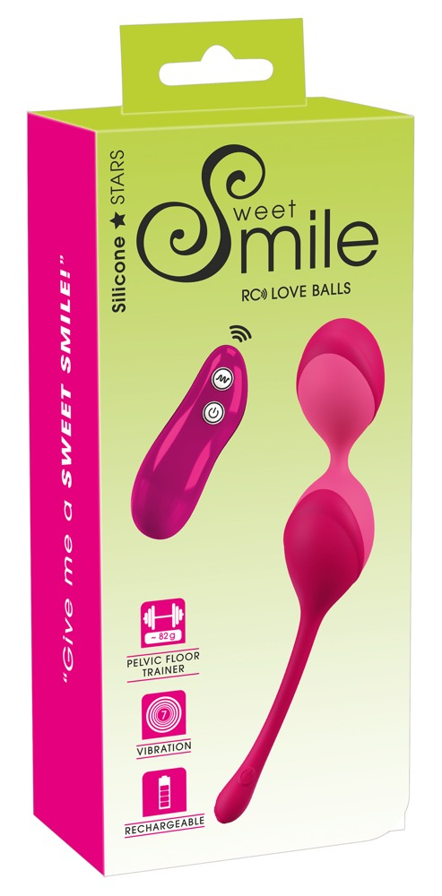 Bile Vaginale Kegel Femei Intarire Muschi Pelvini Sweet Smile Love Balls Remote Controlled [8]