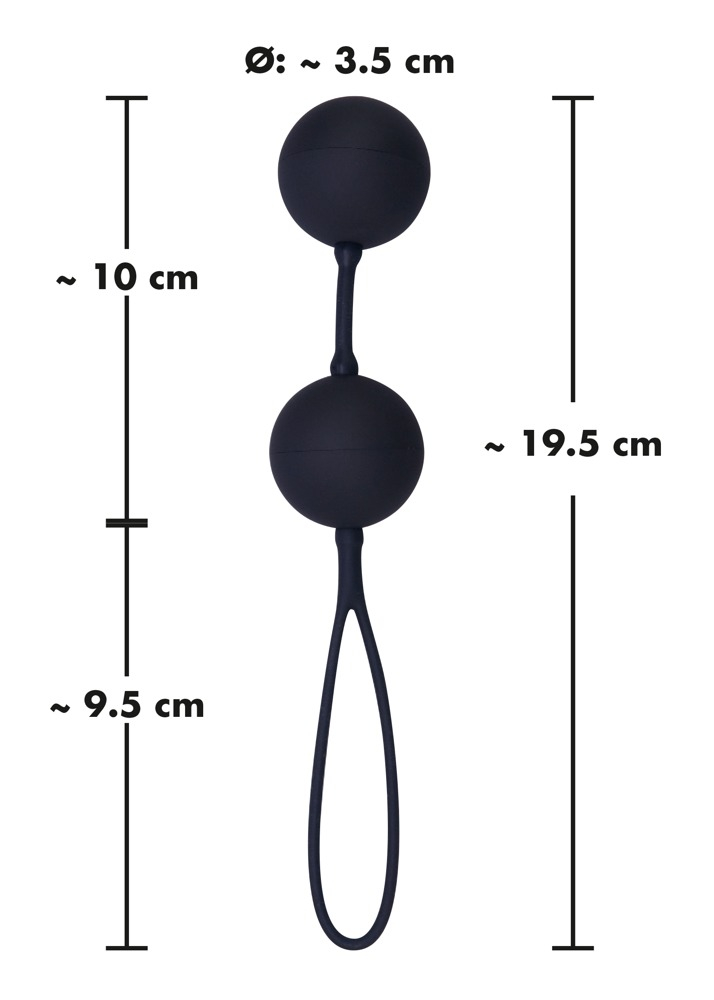 Bile Vaginale Kegel Femei Intarire Muschi Pelvini Black Velvets The Perfect Balls [5]