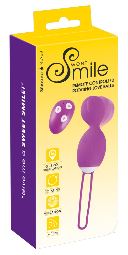 Bile Vaginale Kegel Femei Intarire Muschi Pelvini Sweet Smile Remote Controlled Rotating Love Ball [9]