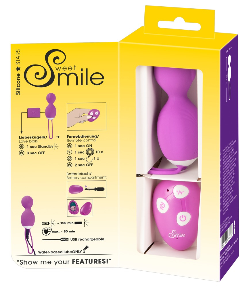 Bile Vaginale Kegel Femei Intarire Muschi Pelvini Sweet Smile Remote Controlled Rotating Love Ball [10]