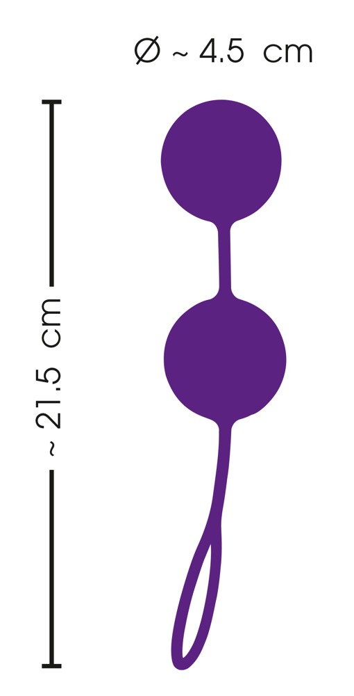 Bile Vaginale Kegel Femei Intarire Muschi Pelvini Sweet Smile Love Balls XXL 200g [3]