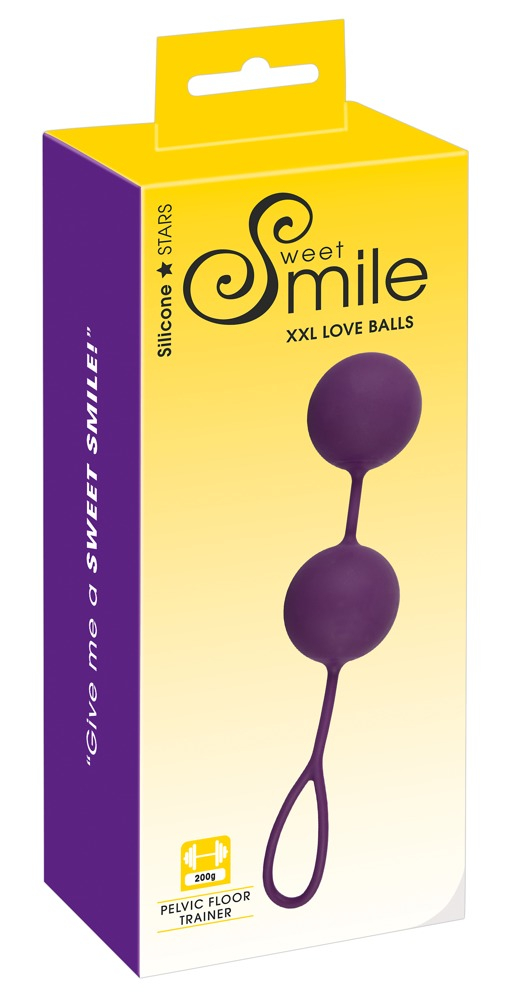 Bile Vaginale Kegel Femei Intarire Muschi Pelvini Sweet Smile Love Balls XXL 200g [4]