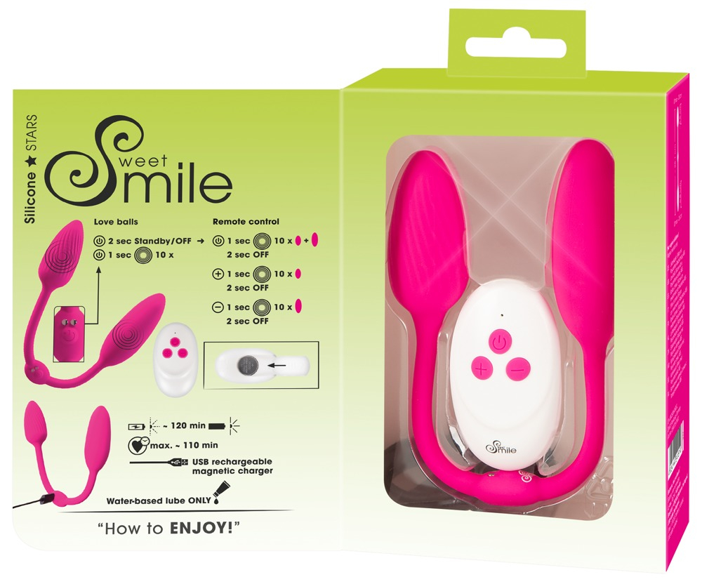 Bile Vaginale Kegel Femei Intarire Muschi Pelvini Sweet Smile RC Double Pleasure Love Balls [16]